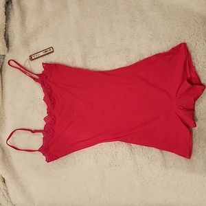 SKIMS FITS EVERYONE Lace Onesie Neon Rose